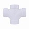 Charlotte Pipe And Foundry Charlotte Pipe Schedule 40 2 in. Hub X 2 in. D Hub PVC Sanitary Tee 1 pk PVC004280800 - alternate 3